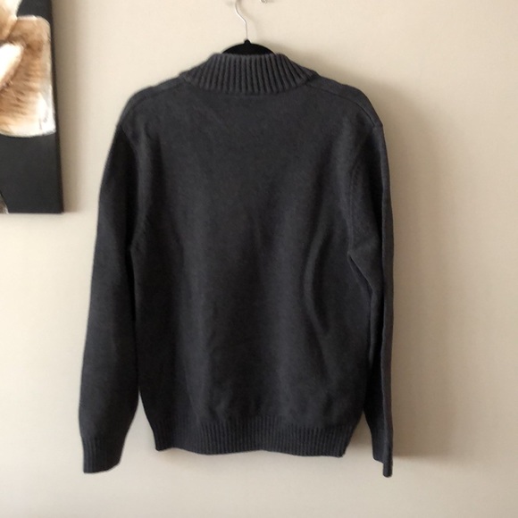 Dark Grey Men’s Sweater - Picture 2 of 5
